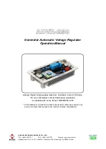 Kutai electronics ADVR-250 Operation Manual preview