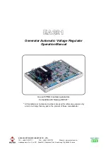 Предварительный просмотр 1 страницы Kutai electronics EA321 Operation Manual