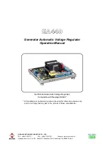 Kutai electronics EA440 Operation Manual предпросмотр