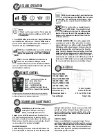 Preview for 3 page of KUULAIRE PACKA43 Owner'S Manual