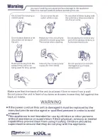 Preview for 3 page of KUULAIRE PACMA120S Use And Care Manual