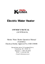 Kuuma 405 Series Owner'S Manual preview