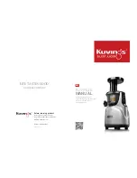 Предварительный просмотр 1 страницы Kuvings NS-995UL Manual