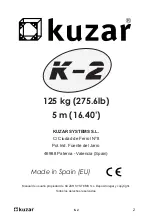 Preview for 2 page of Kuzar K-2 User Manual