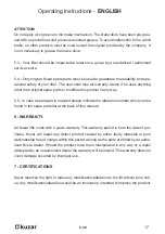 Preview for 17 page of Kuzar K-30 User Manual