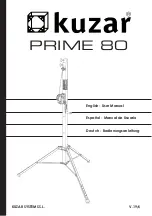 Preview for 1 page of Kuzar PRIME 80 User Manual