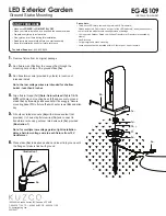 kuzco lighting TRAVERSE EG45109 Installation Sheet preview