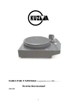 Kuzma STABI R Instruction Manual preview