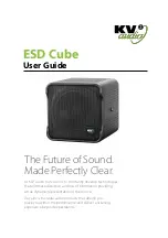 Предварительный просмотр 1 страницы KV2 Audio ESD Cube User Manual