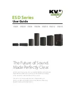 KV2 Audio ESD Series User Manual preview