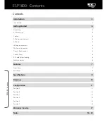 Preview for 3 page of KV2 Audio ESP1000 User Manual