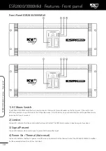 Предварительный просмотр 9 страницы KV2 Audio ESR Series User Manual