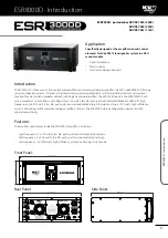 Предварительный просмотр 5 страницы KV2 Audio ESR3000D User Manual