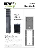 KV2 Audio K-PAK2600 User Manual предпросмотр