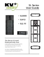 Preview for 1 page of KV2 Audio SL2.15 User Manual