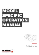 KVANT Architect 1000 Operation Manual preview