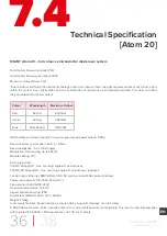 Preview for 38 page of KVANT Atom 12 Model Specific Operation Manual