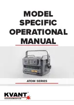 Preview for 1 page of KVANT Atom 20 Operational Manual