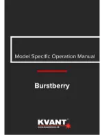 KVANT Burstberry Operation Manual preview