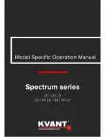 Preview for 1 page of KVANT Spectrum 20 Operation Manual