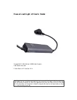 Предварительный просмотр 1 страницы Kvaser Leaf Light v2 User Manual