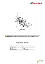 Предварительный просмотр 1 страницы Kverneland AB Operator'S Manual