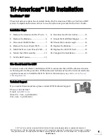 KVH Industries Ka Tri-Americas LNB Installation Manual предпросмотр