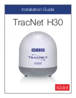 Предварительный просмотр 1 страницы KVH Industries TracNet H30 Installation Manual