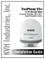 KVH Industries TracPhone V3IP Installation Manual preview