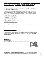 Preview for 1 page of KVH Industries TracVision R4 Installation And Operation Instructions Manual