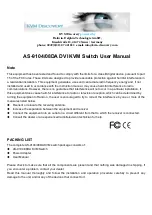 KVM Discovery AS-9104/08DA User Manual предпросмотр