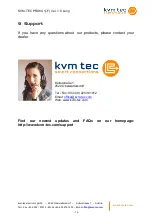 Preview for 12 page of KVM-TEC 6201 Instruction Manual