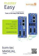 KVM-TEC EASYLINE masterEasy Manual preview