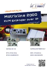 KVM-TEC Matrixline 2000 Series User Manual preview