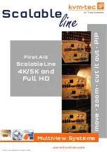 Предварительный просмотр 1 страницы KVM-TEC ScalableLine Quick Start Manual