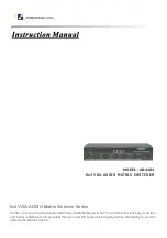 Preview for 1 page of KVMSwitchTech AB-4184 Instruction Manual