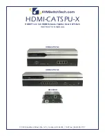 Предварительный просмотр 1 страницы KVMSwitchTech HDMI-CATSPU-4 Instruction Manual