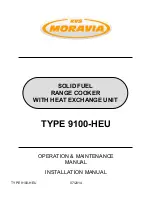 KVS MORAVIA TYPE 9100-HEU Operation & Maintenance Manual предпросмотр