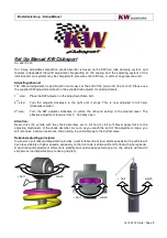 Preview for 3 page of KW automotive 68579026 Setup Manual