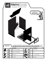 Предварительный просмотр 2 страницы KW Cages Metro Condo 4612 Assembly Instructions