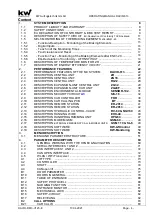 Preview for 4 page of KW DAVID 613 Operating Manual