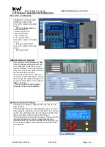 Preview for 49 page of KW DAVID 613 Operating Manual