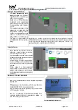 Preview for 50 page of KW DAVID 613 Operating Manual