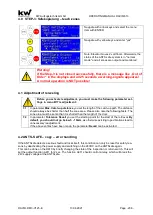 Preview for 238 page of KW DAVID 613 Operating Manual