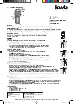 Предварительный просмотр 4 страницы KWB SAFETY FIXX 011620 Instructions For Use Manual