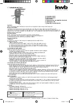 Предварительный просмотр 6 страницы KWB SAFETY FIXX 011620 Instructions For Use Manual