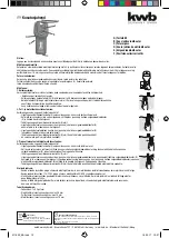 Предварительный просмотр 12 страницы KWB SAFETY FIXX 011620 Instructions For Use Manual