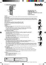 Предварительный просмотр 19 страницы KWB SAFETY FIXX 011620 Instructions For Use Manual