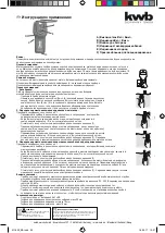 Предварительный просмотр 22 страницы KWB SAFETY FIXX 011620 Instructions For Use Manual