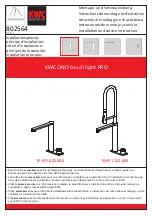 KWC 10.651.022.000 Installation And Service Instructions Manual предпросмотр